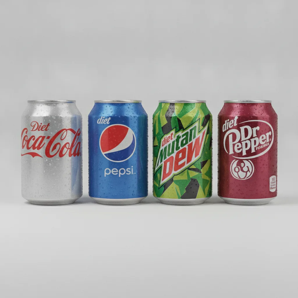 Assorted Individual Sodas with Assorted Diet Sodas Assorted Individual Sodas with Assorted Diet Sodas
