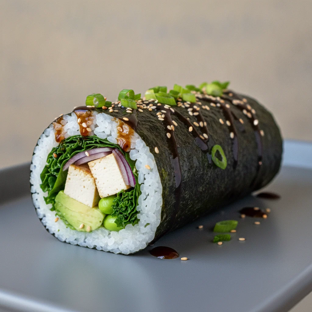 Sweet Shoyu Tofu Burrito Platter