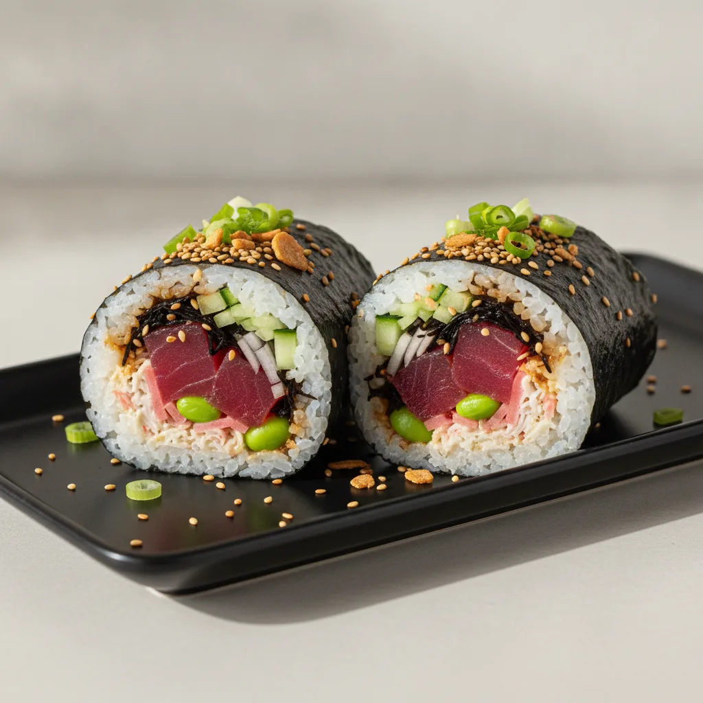 Gluten-Free Umami Ahi Burrito Platter
