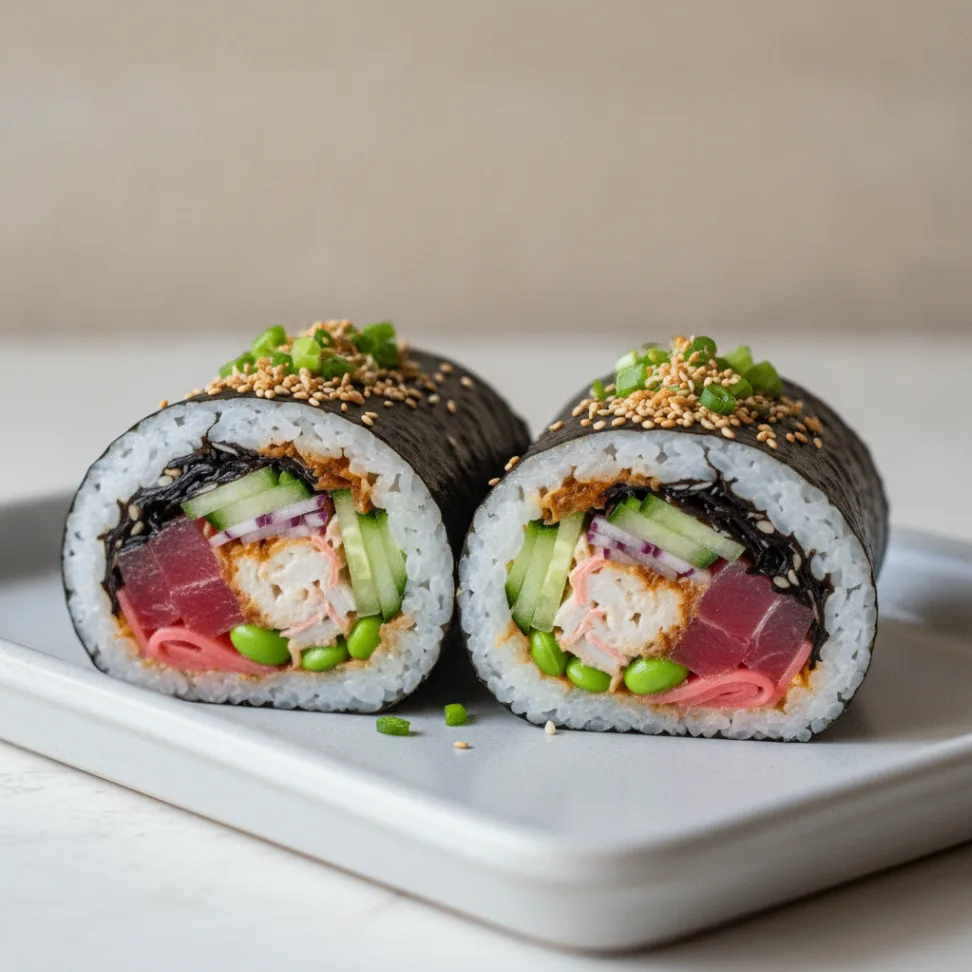 Gluten-Free Umami Ahi Burrito Platter