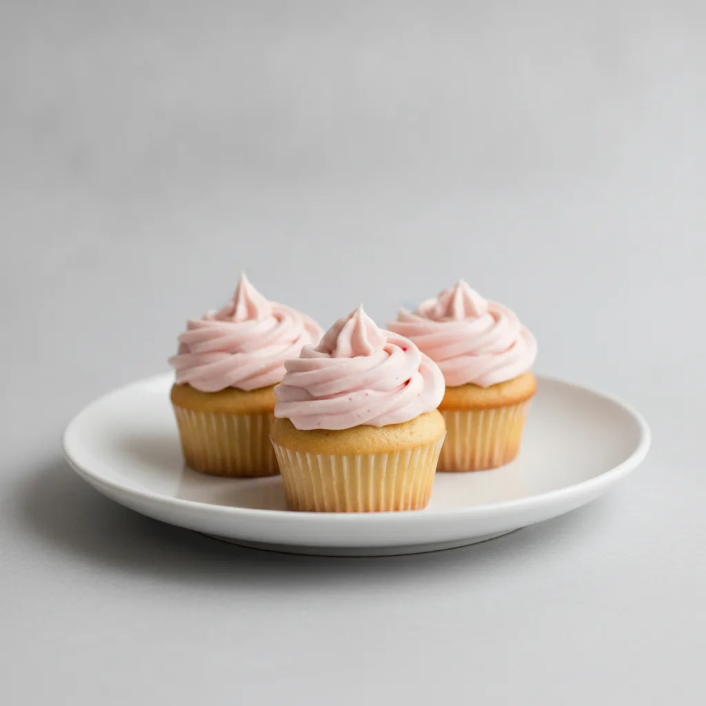 Strawberry Mini Cupcakes