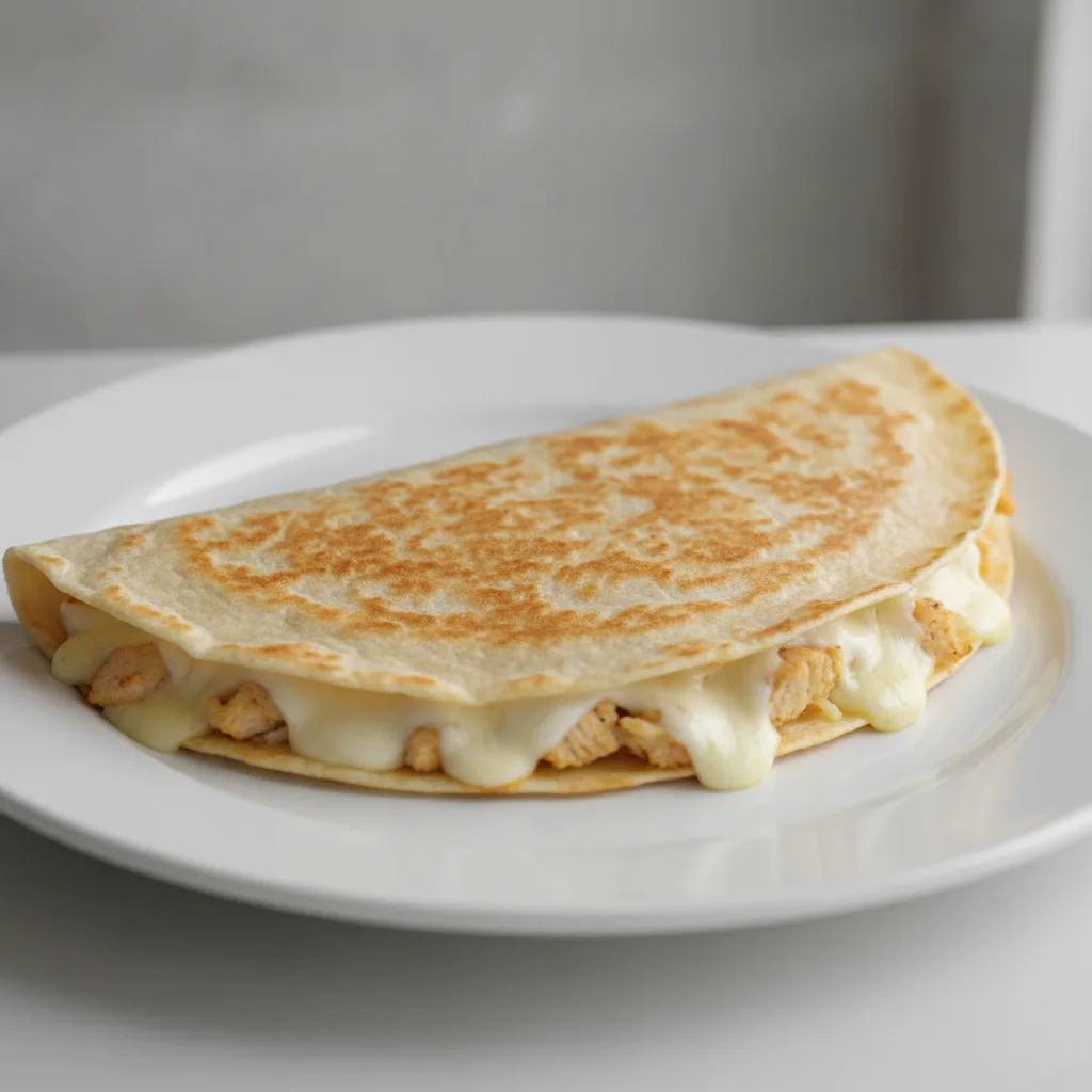 Gigantic Chicken and Cheese Quesadilla Gigantic Chicken and Cheese Quesadilla
