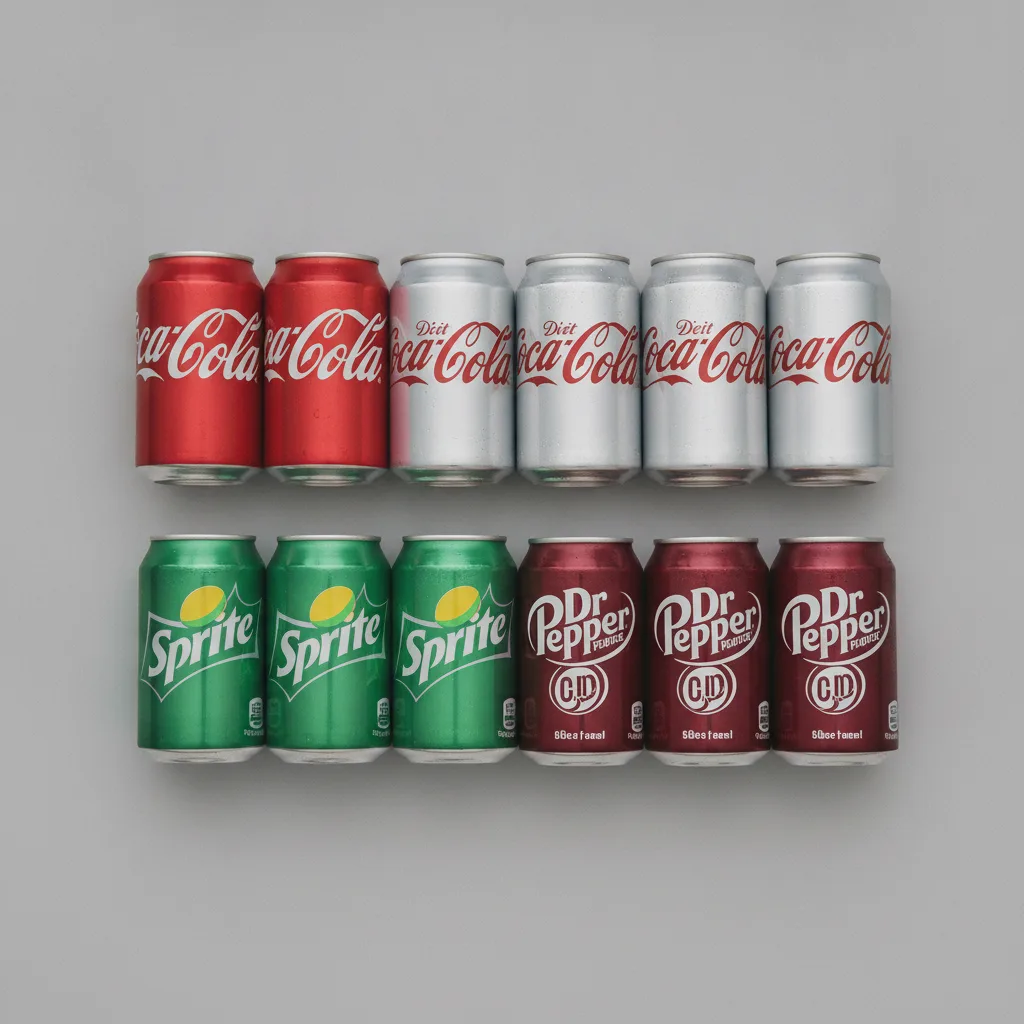 Assorted Canned Soft Drinks Assorted Canned Soft Drinks