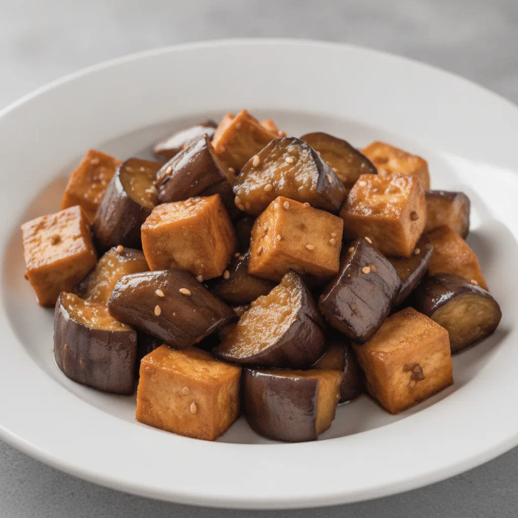 Stir Fry Eggplant and Tofu