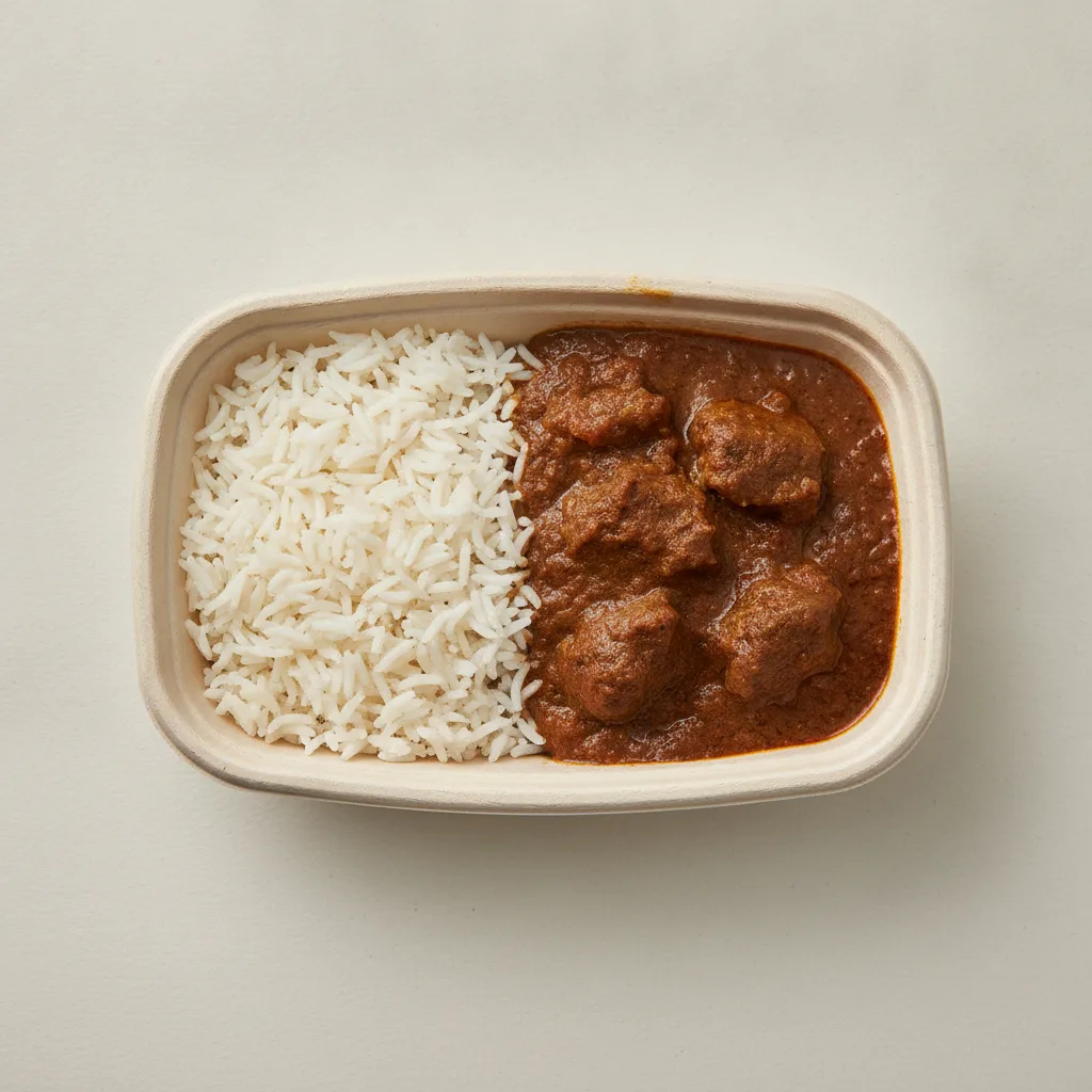 Lamb House Curry Specialty with Rice (Lunch Box)