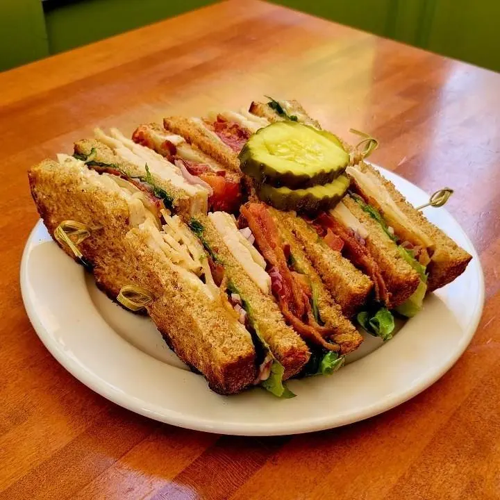 Sandwich Platter with Turkey Club Sandwiches