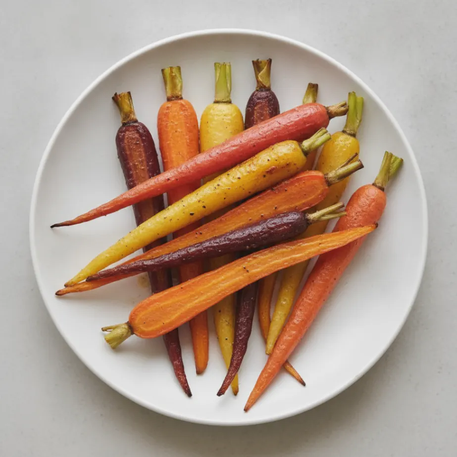 Roasted Rainbow Carrots