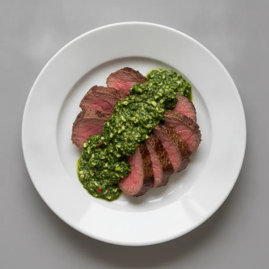 Beef Tenderloin with Chimichurri