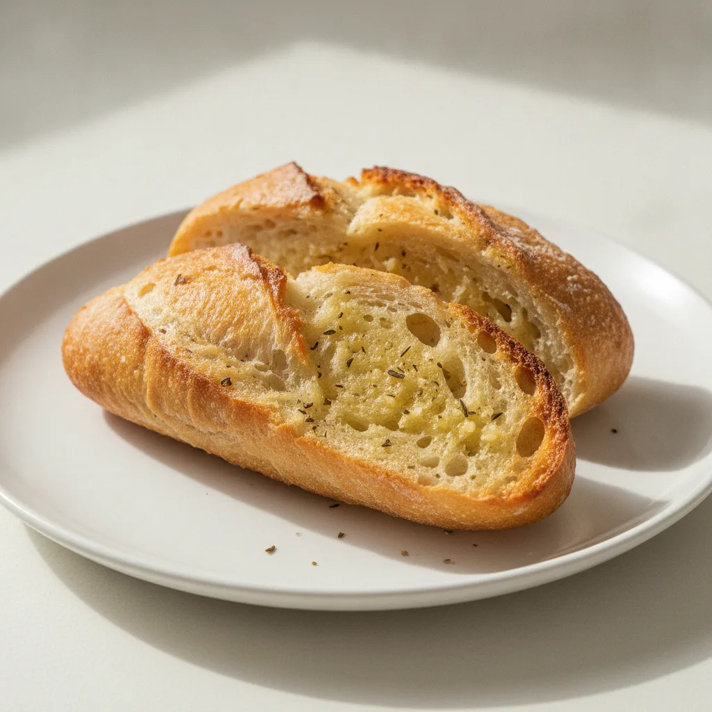 Garlic Bread without Cheese Garlic Bread without Cheese