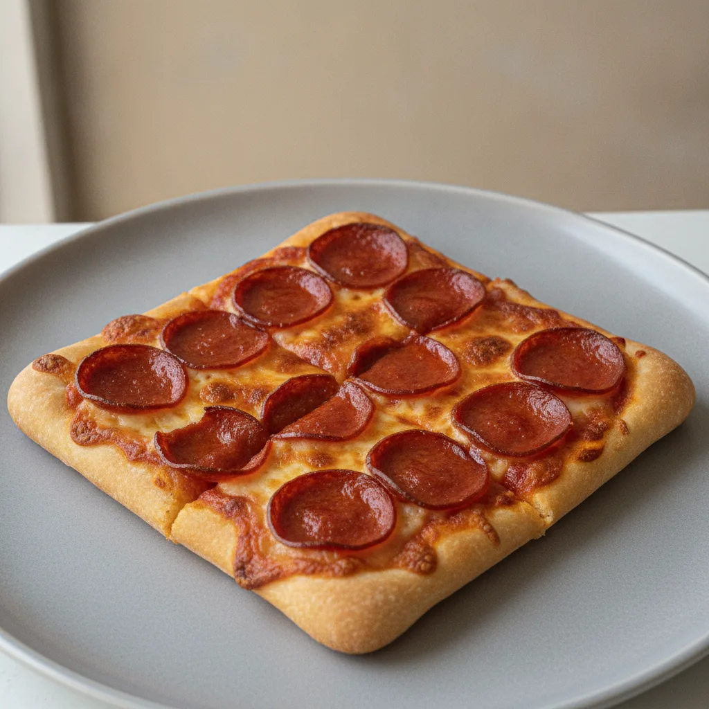 Pepperoni Square Flatbread Pepperoni Square Flatbread