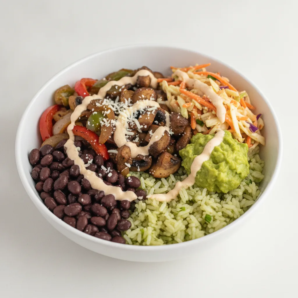 Mushroom Fajita Bowl