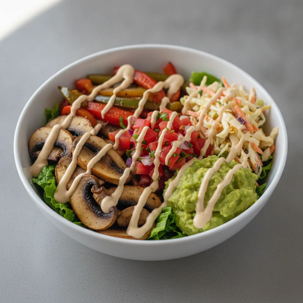 Mushrooms Keto Bowl