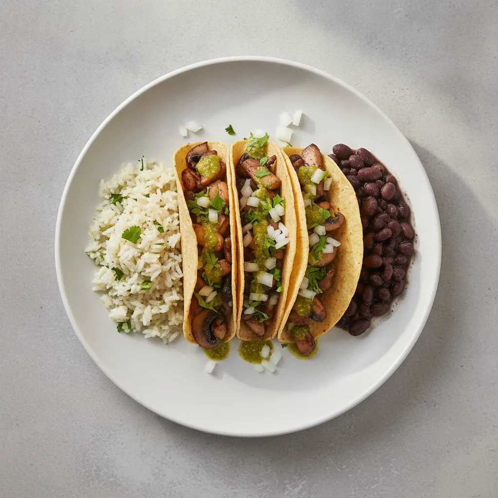 OG Taco Plate with Mushrooms