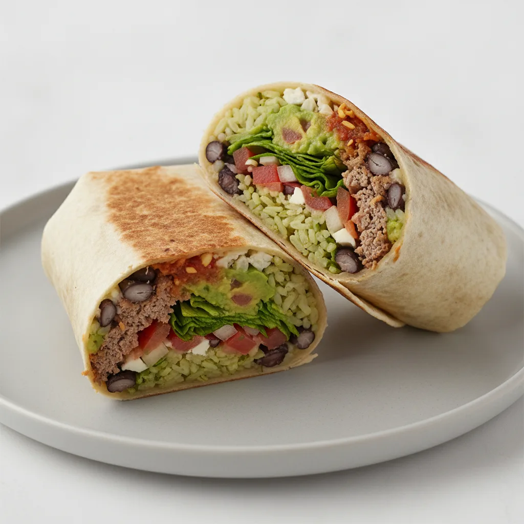 Aztec Burrito with Beyond Meat (Vegan)