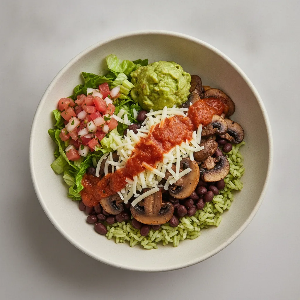 Mexican Bowl with Mushrooms