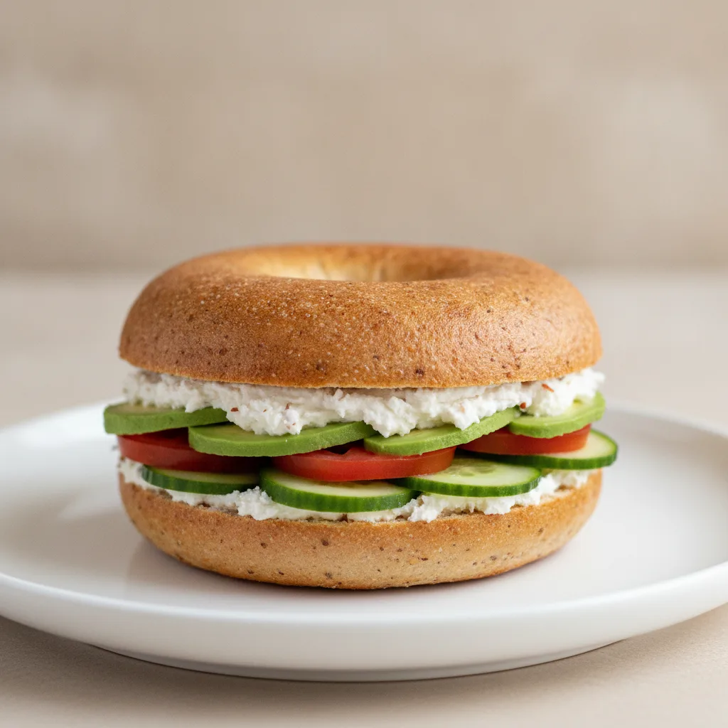 Vegan Gluten-Free Bagel Breakfast Sandwich Vegan Gluten-Free Bagel Breakfast Sandwich