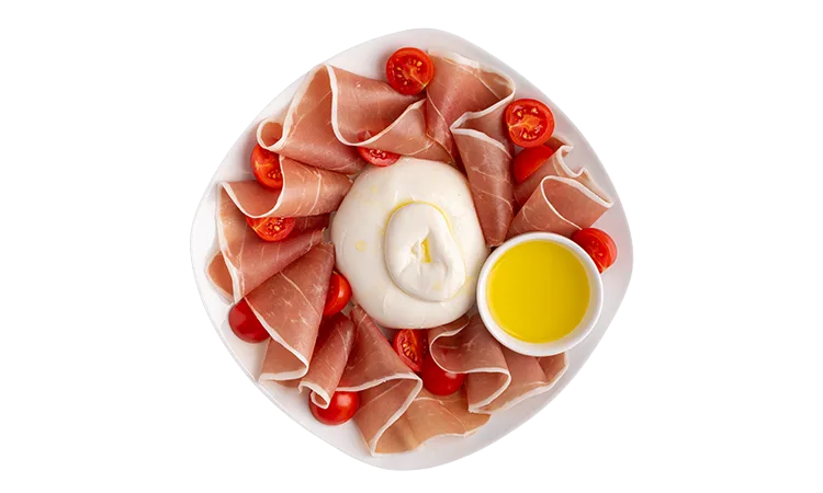 Prosciutto and Burrata Platter
