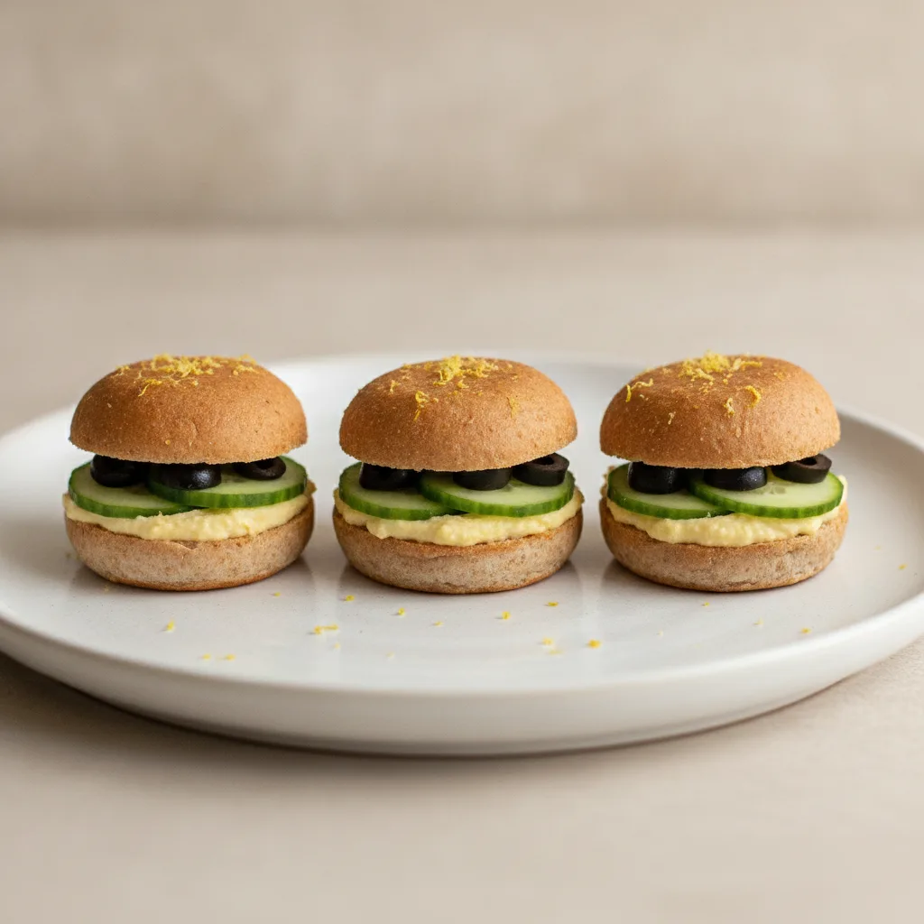 Vegan Mediterranean Slider