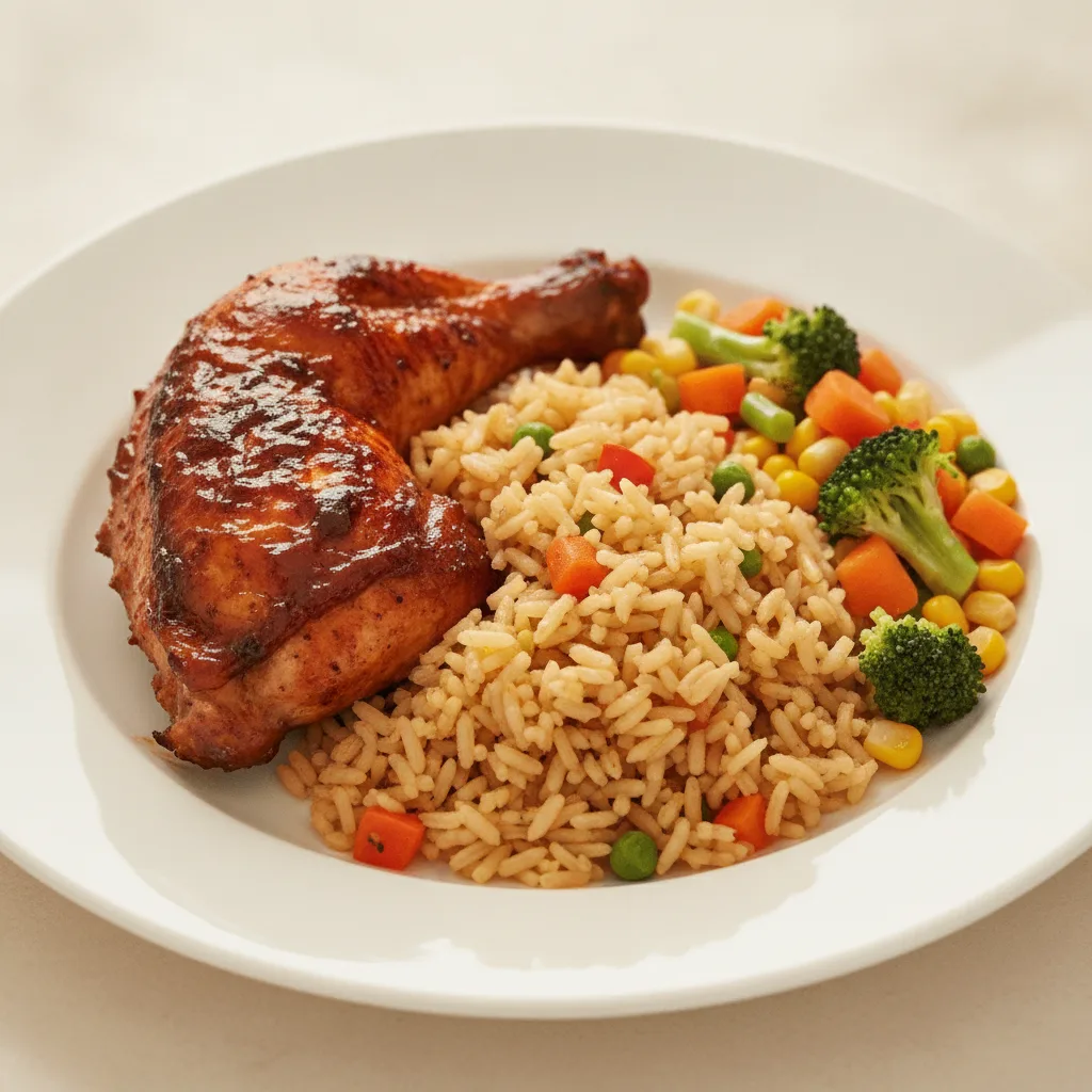 BBQ Chicken and Rice Pilaf Meal BBQ Chicken and Rice Pilaf Meal