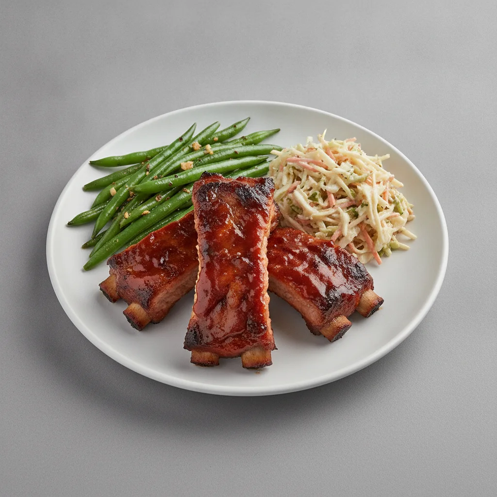 BBQ Pork Ribs Light Meal BBQ Pork Ribs Light Meal
