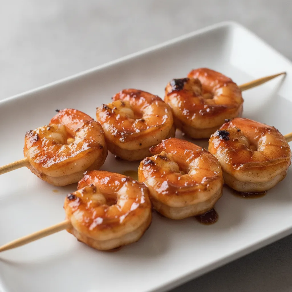 Grilled Bbq Shrimp Skewer
