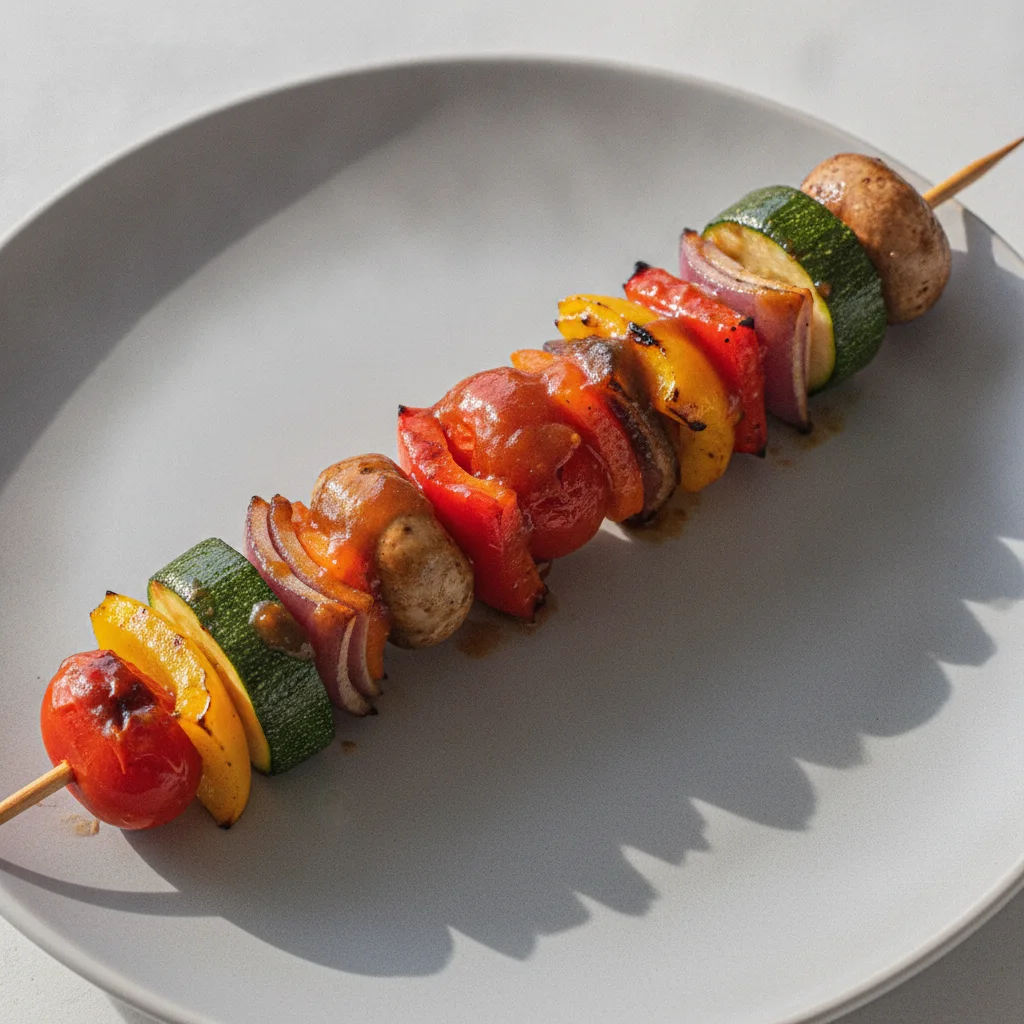 Grilled Bbq Vegetable Skewer
