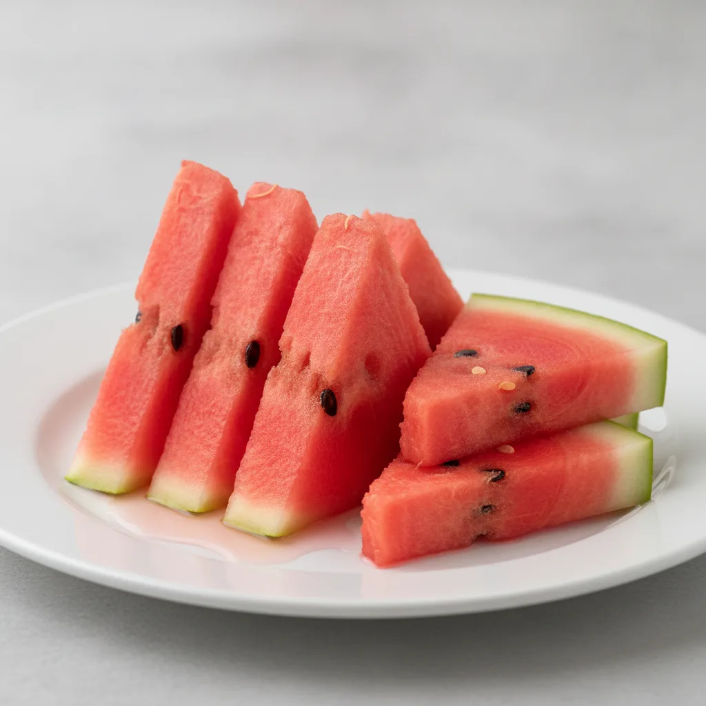 Fresh Cut Watermelon Slices