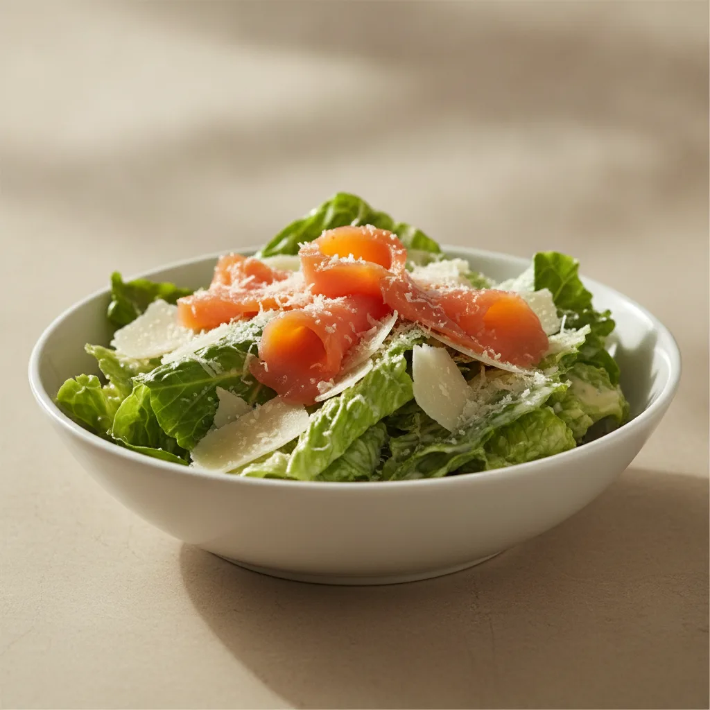 Caesar Salad With Smoked Salmon Caesar Salad With Smoked Salmon