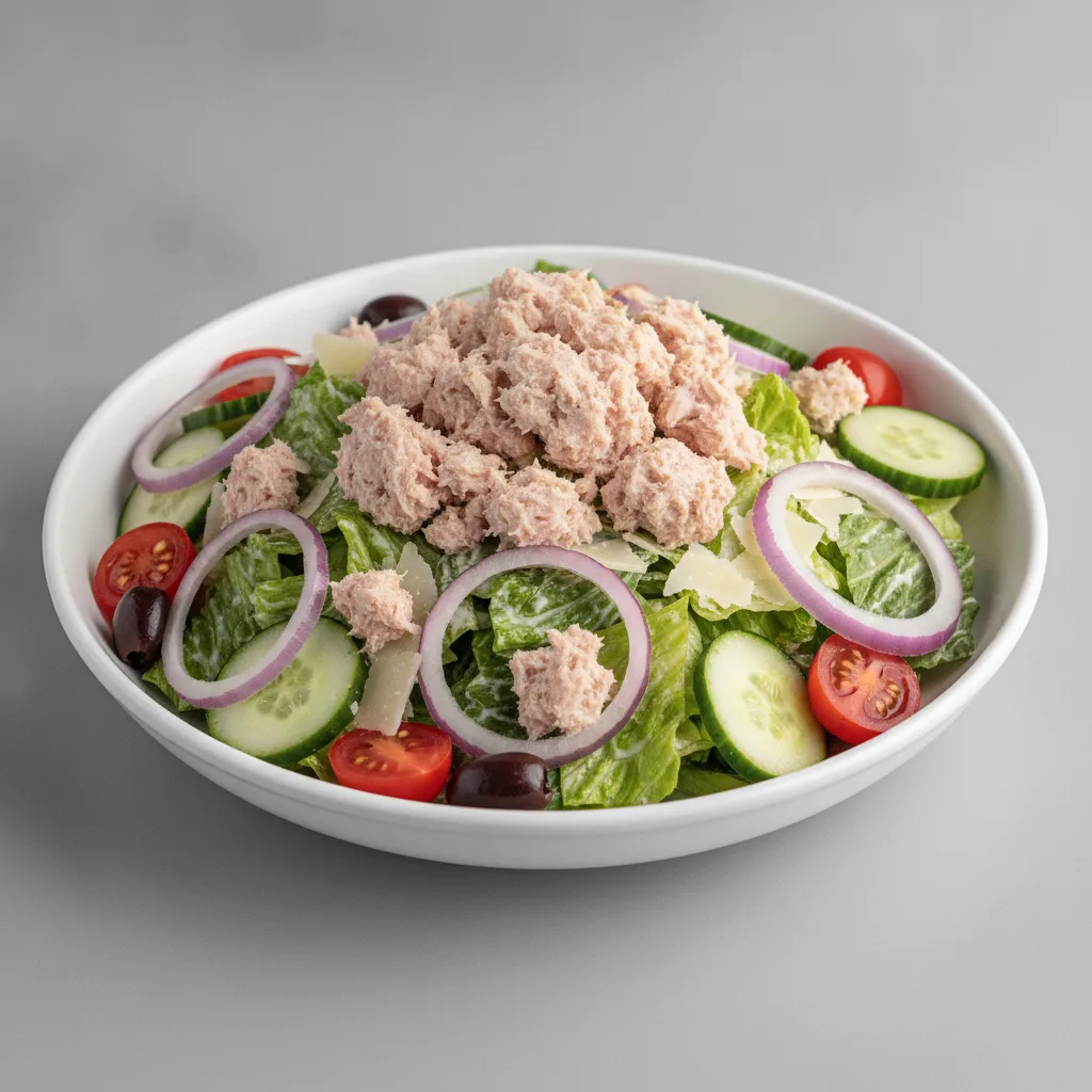 Garden Salad - Caesar With Tuna Salad Garden Salad - Caesar With Tuna Salad