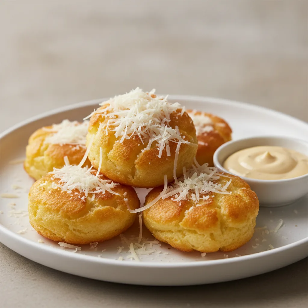 Crispy Potato Puffs with Parmesan