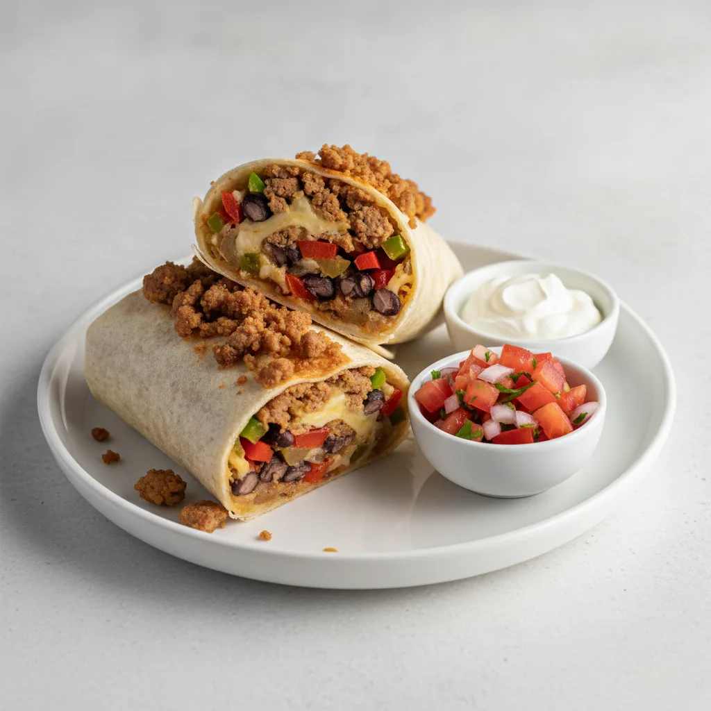 Southwest Burrito with Pork Sausage Southwest Burrito with Pork Sausage