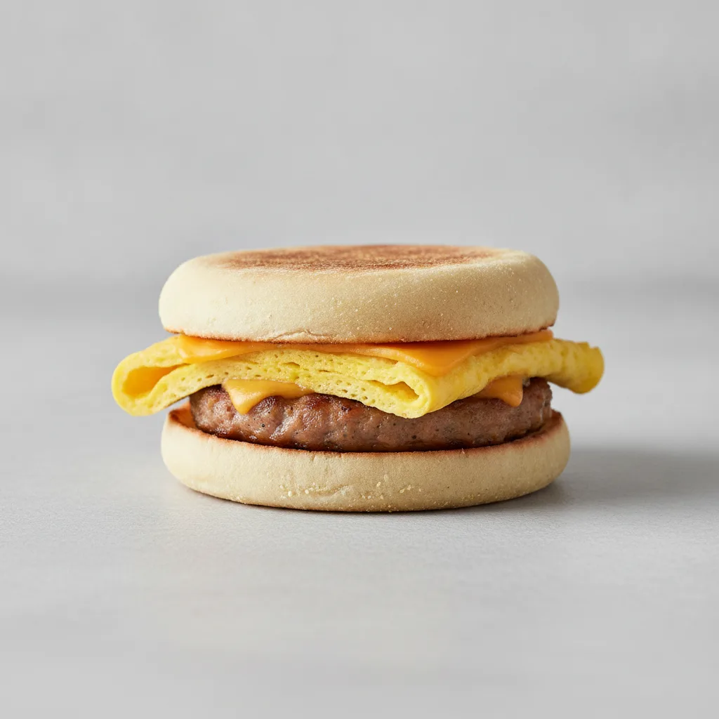 Breakfast Sandwich — Turkey Sausage, Egg and Cheese Breakfast Sandwich — Turkey Sausage, Egg and Cheese