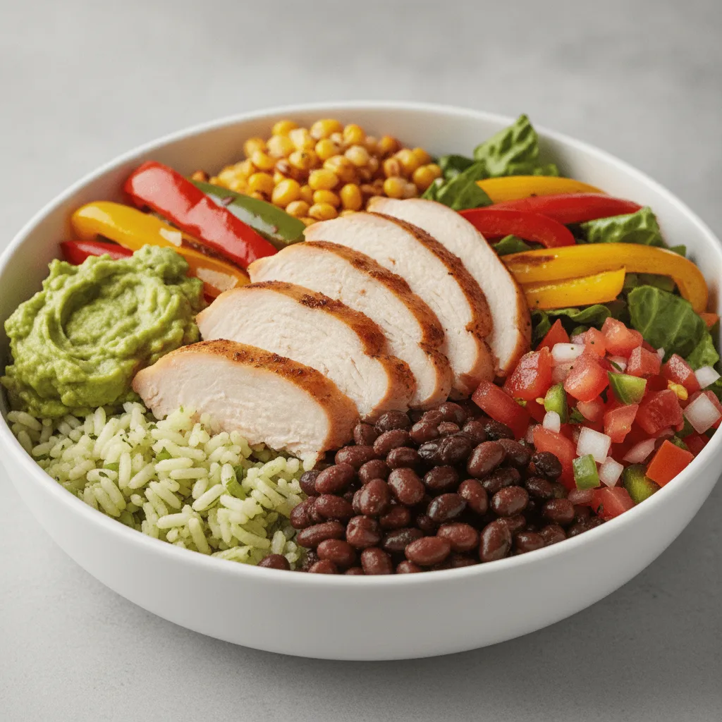 Burrito Bowl with Roasted Turkey Burrito Bowl with Roasted Turkey