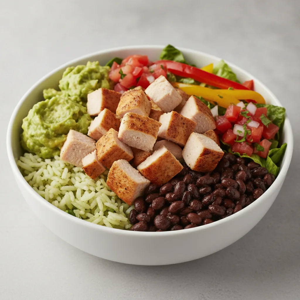 Burrito Bowl with Roasted Turkey Burrito Bowl with Roasted Turkey