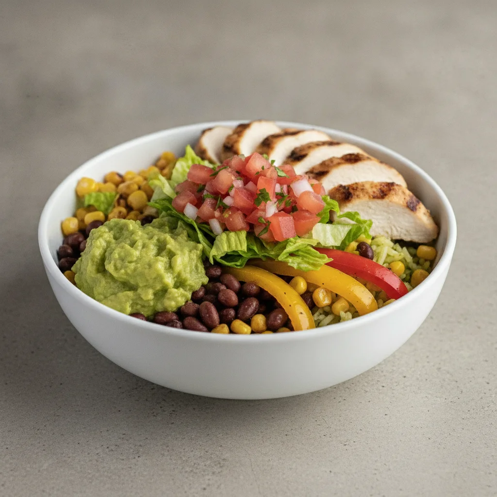 Burrito Bowl with Grilled Chicken Burrito Bowl with Grilled Chicken
