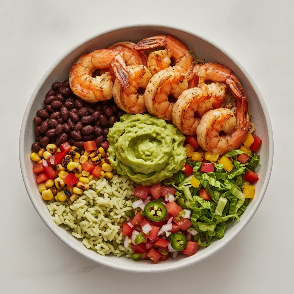 Burrito Bowl with Grilled Shrimp Burrito Bowl with Grilled Shrimp