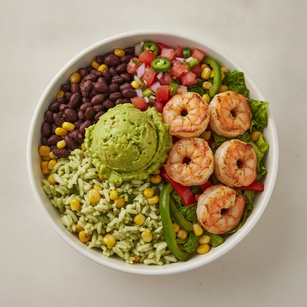Burrito Bowl with Grilled Shrimp Burrito Bowl with Grilled Shrimp