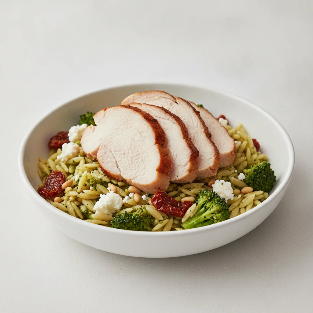 Orzo Bowl with Roasted Turkey Orzo Bowl with Roasted Turkey