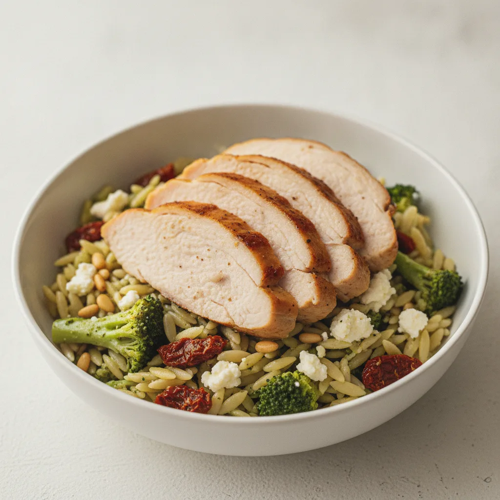 Orzo Bowl with Roasted Turkey Orzo Bowl with Roasted Turkey