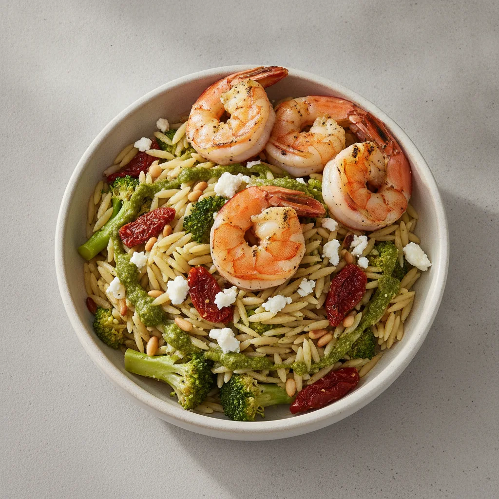 Orzo Bowl with Grilled Shrimp Orzo Bowl with Grilled Shrimp