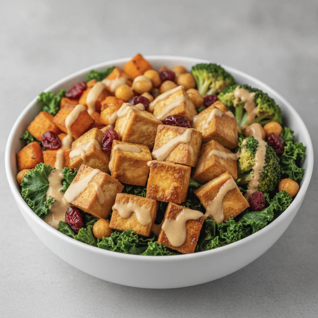 Buddha Bowl with Marinated Tofu Buddha Bowl with Marinated Tofu