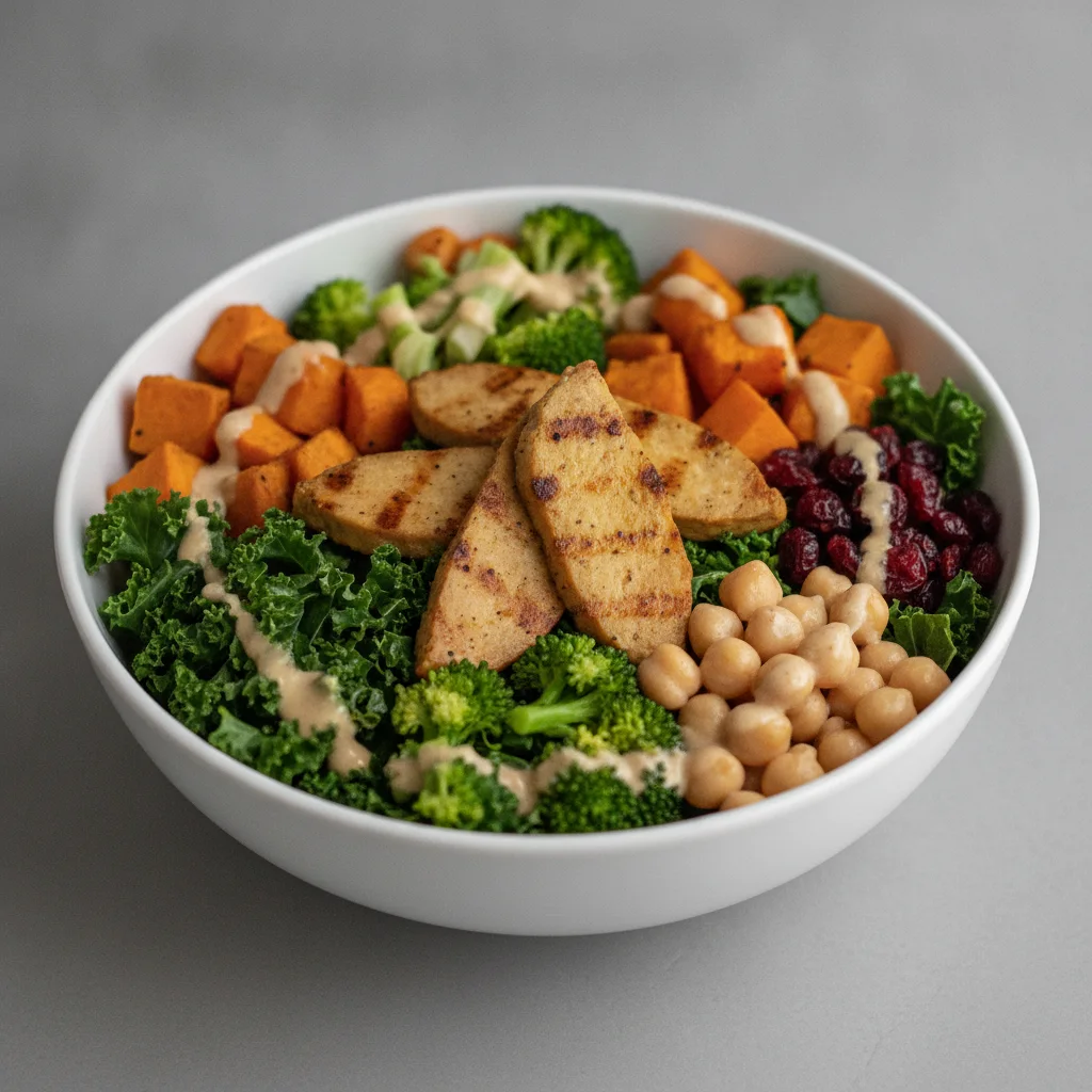 Buddha Bowl with Seared Seitan Buddha Bowl with Seared Seitan