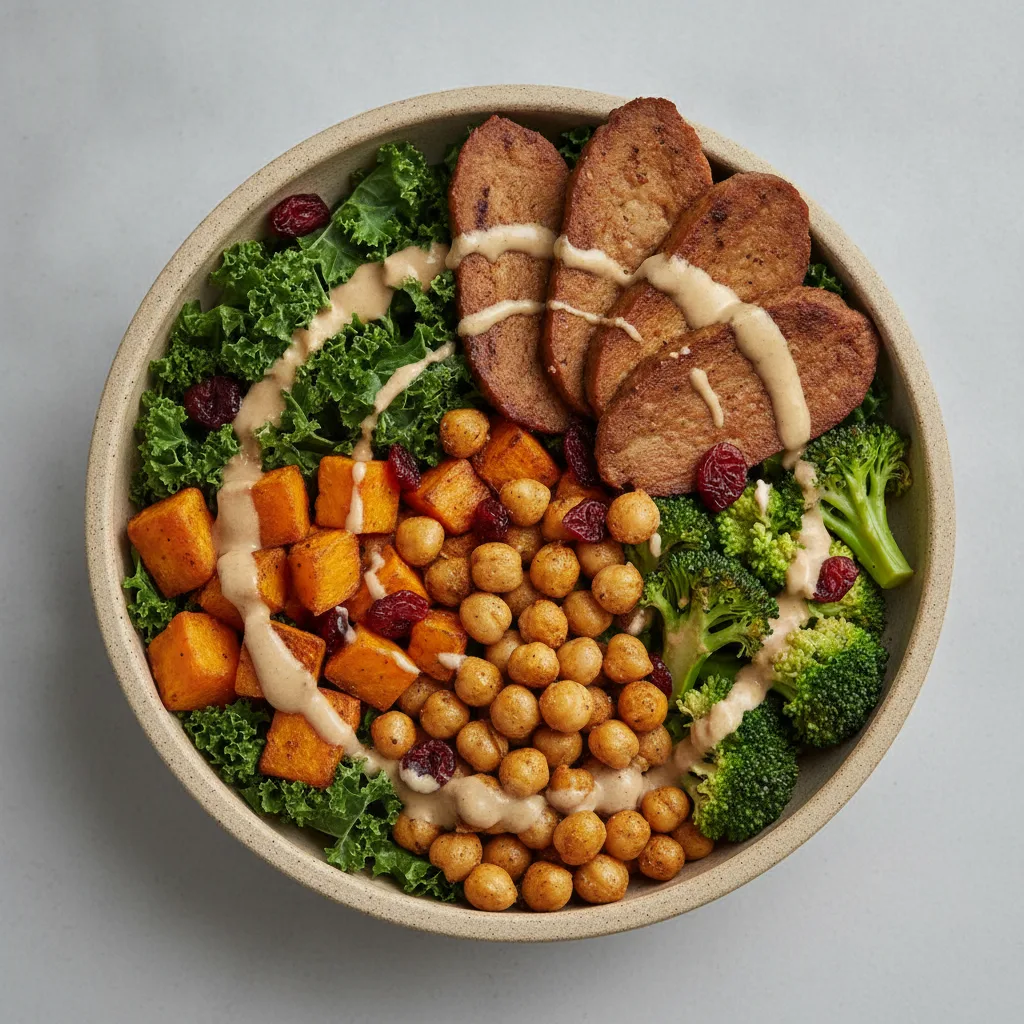 Buddha Bowl with Seared Seitan Buddha Bowl with Seared Seitan