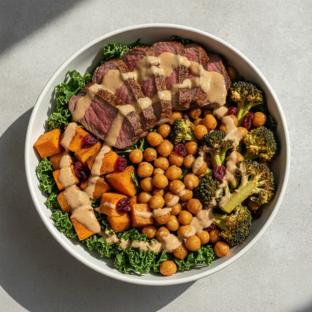 Buddha Bowl with Seared Steak Buddha Bowl with Seared Steak