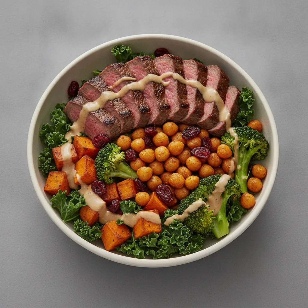 Buddha Bowl with Seared Steak Buddha Bowl with Seared Steak