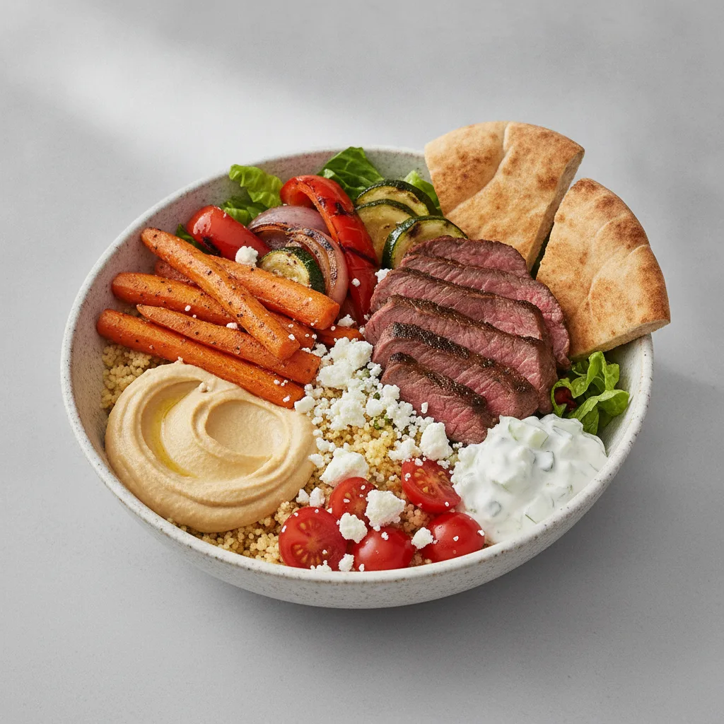 Shawarma Bowl with Seared Steak Shawarma Bowl with Seared Steak