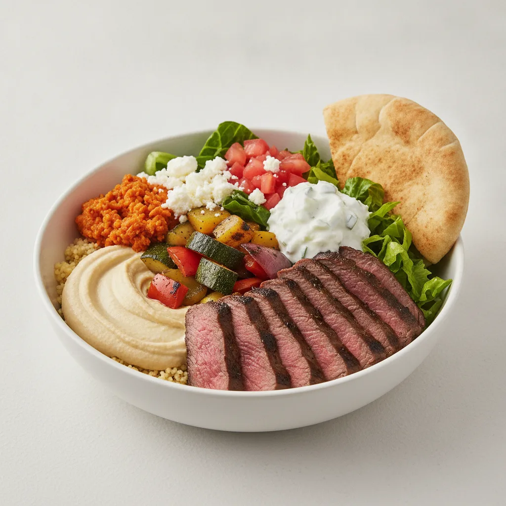 Shawarma Bowl with Seared Steak Shawarma Bowl with Seared Steak