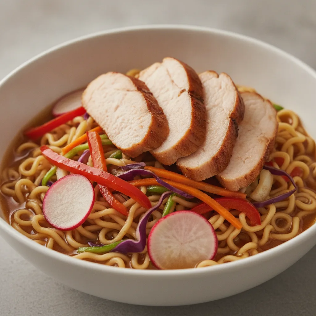 Ramen Bowl with Roasted Turkey Ramen Bowl with Roasted Turkey