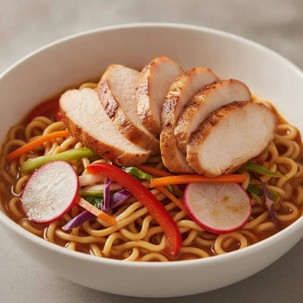 Ramen Bowl with Roasted Turkey Ramen Bowl with Roasted Turkey