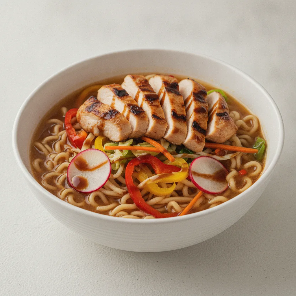 Ramen Bowl with Grilled Chicken Ramen Bowl with Grilled Chicken